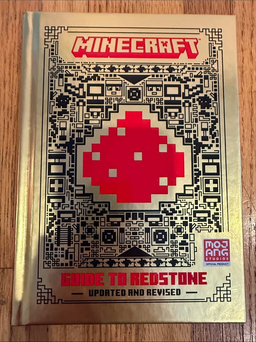 Minecraft Guide to Redstone - Gold Cover with Red Accents